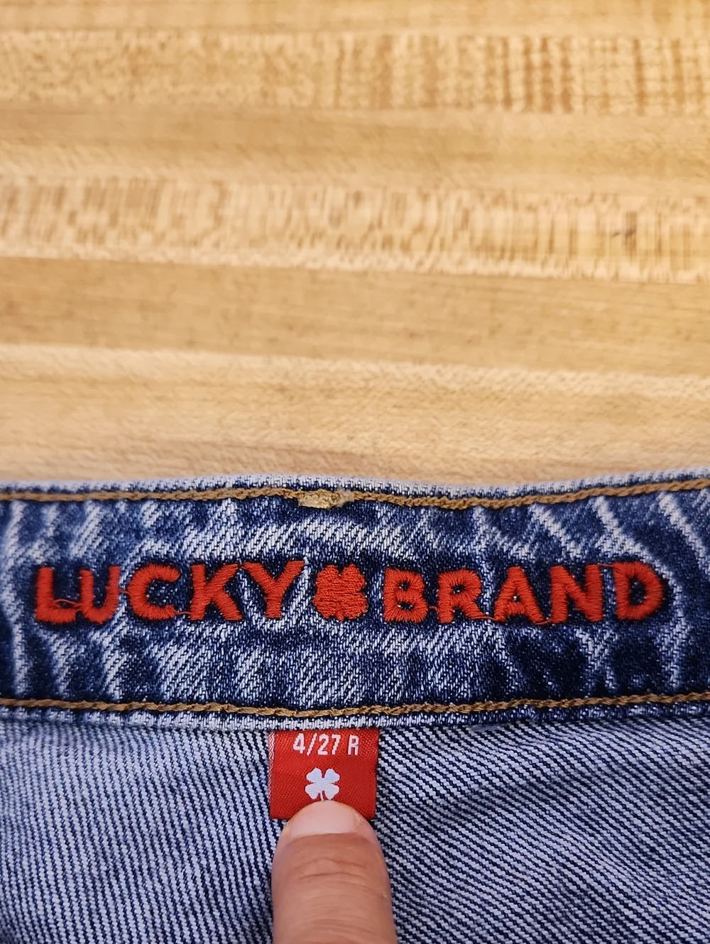 LUCKY BRAND The Baggy Jeans with Silver Studs, size 4/27